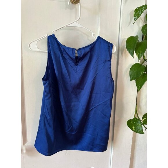 Calvin Klein women’s size medium blue sleeveless blouse - Picture 5 of 6